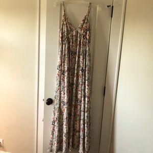 Renewed Romance Blush Multi Floral Print Maxi Dress